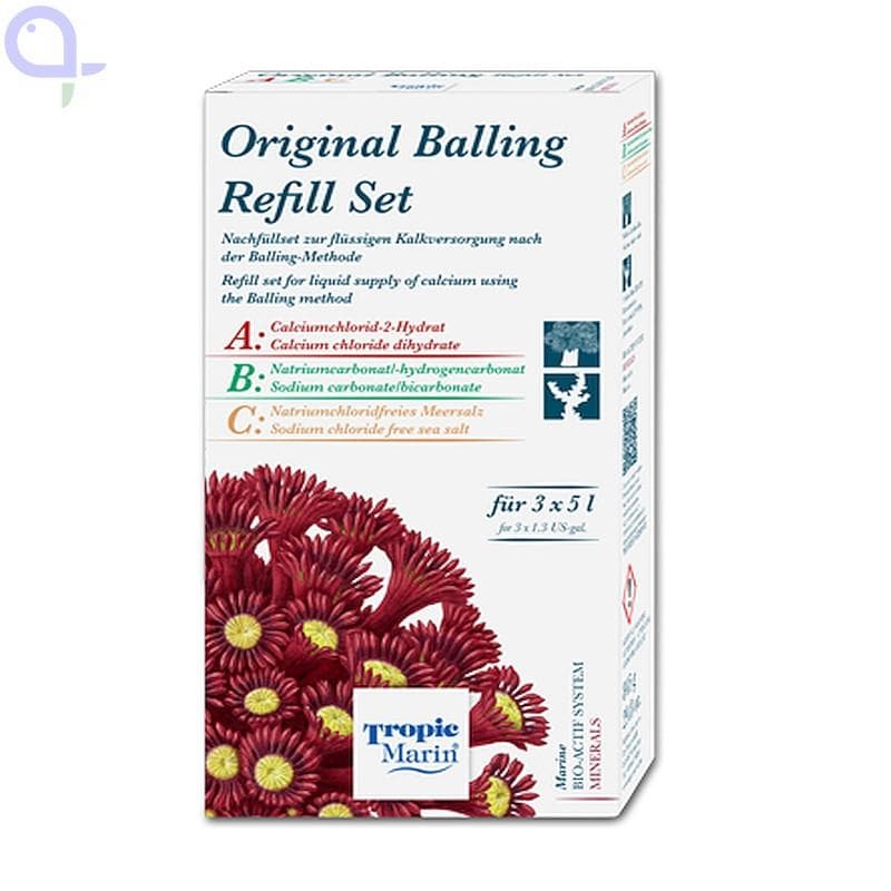TROPIC MARIN ORIGINAL BALLING LIQUID SET REFILL SET 3X5L
