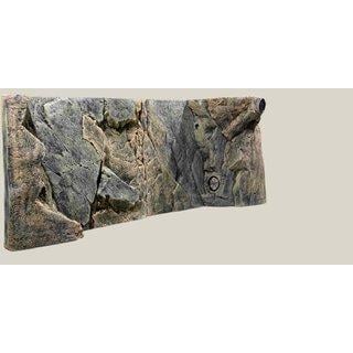 BACK TO NATURE 3D BACKGROUND ROCKY JUWEL(L: 100 X H: 47 CM)