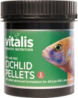 VITALIS RIFT LAKE CICHLID PELLETS-RED 120G