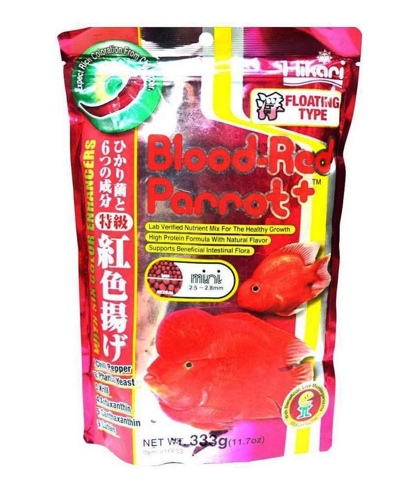 HIKARI BLOOD RED PARROT FOOD MINI(333G)