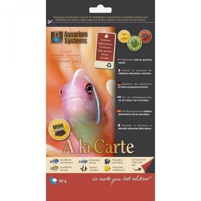 AQUARIUM SYSTEMS ALA CARTE OMNIVORE DIET 30G(MEDIUM)