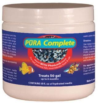 PURA COMPLETE CARBON, PHOSLOCK, ZEOLITE BLEND 8 FL. OZ TREATS 5