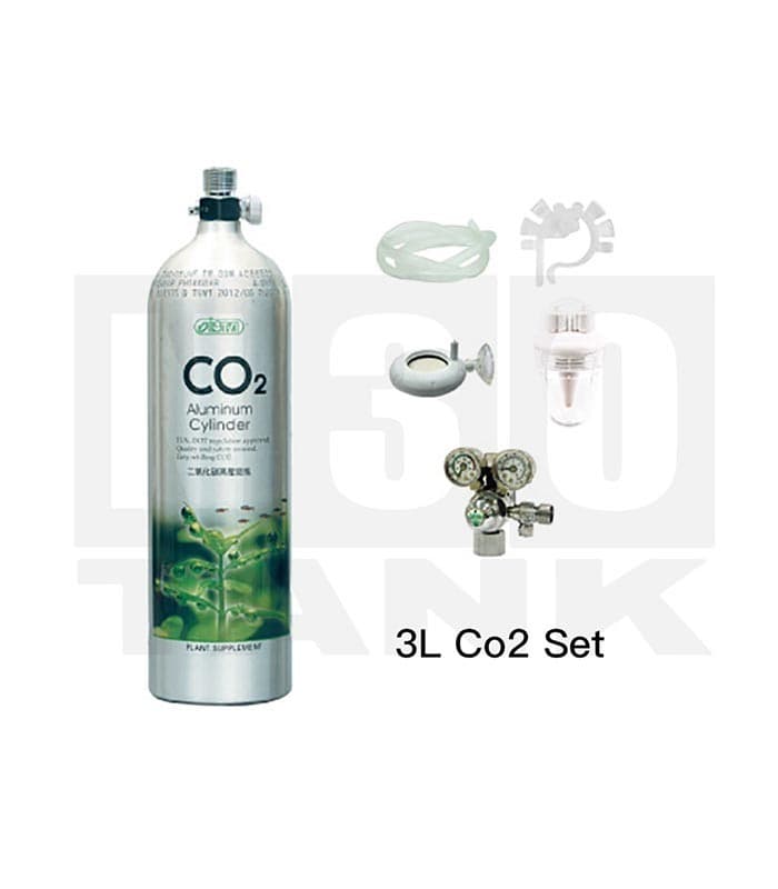ISTA 3L CO2 ALUMINIUM CYLINDER SET