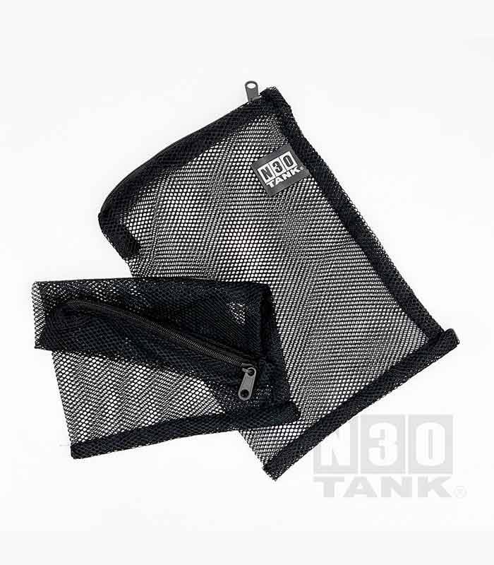 N30 BLACK MESH ZIP BAG SMALL - 1 PC (N0022)