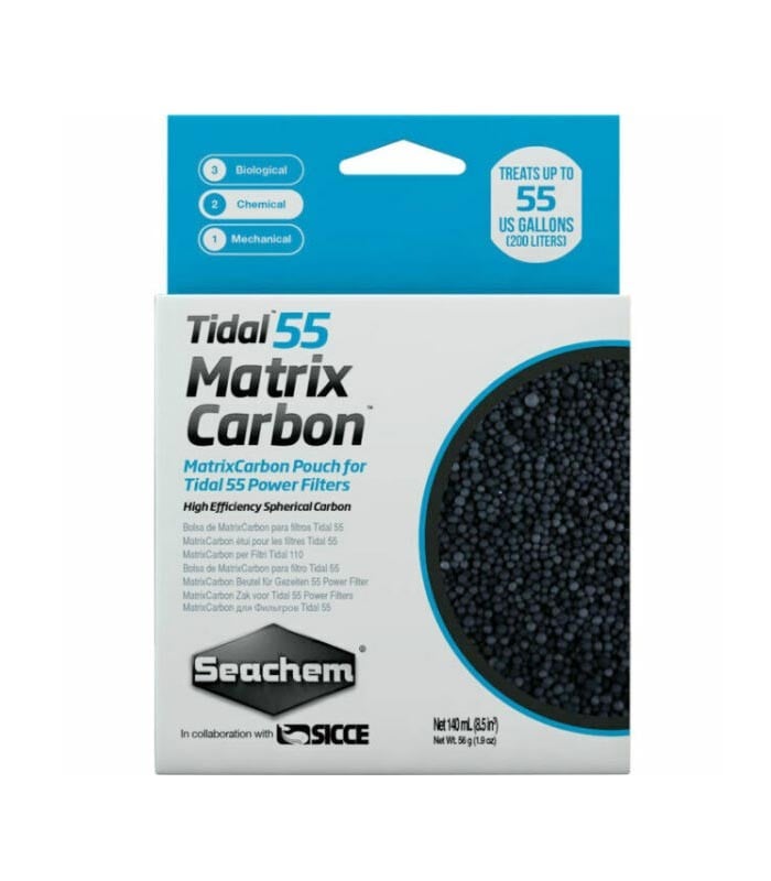 SEACHEM TIDAL 55 MATRIX CARBON 140ML BAGGED (SC-6509)