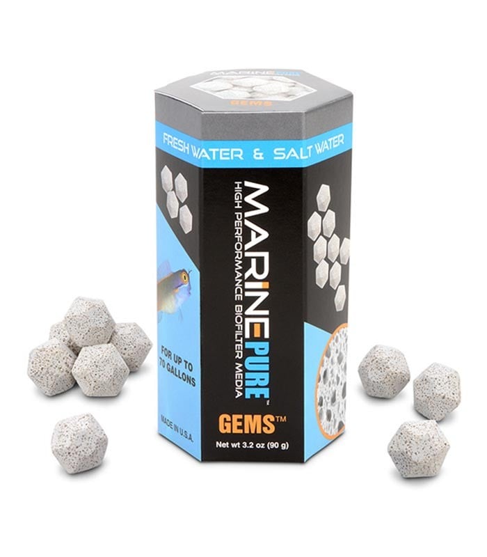MARINEPURE GEMS 3/4-INCH BIO FILTER MEDIA 90G