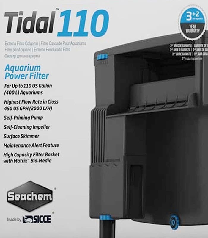 SEACHEM TIDAL 110 AQUARIUM POWER FILTER (SC-6524)