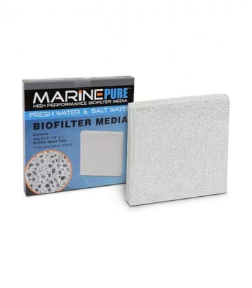 MARINEPURE BIO FILTER MEDIA PLATE 8 X 8 X 1 INCH