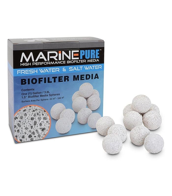 MARINEPURE 1 GALLON SPHERES BIO FILTER MEDIA