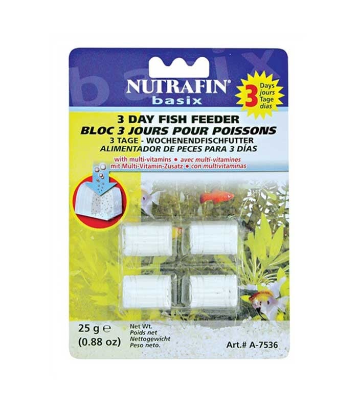 NUTRAFIN 3 DAYS HOLIDAY FISH FEEDER 25G (A7536)