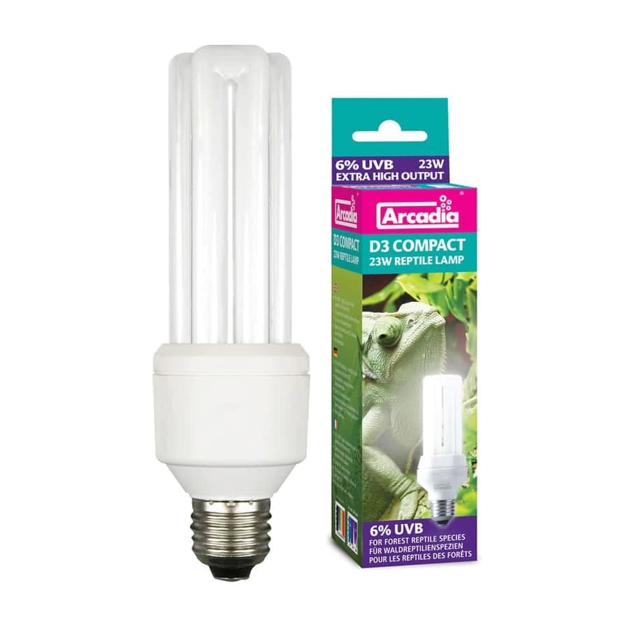 Arcadia D3 7% UVB Compact Bulb – 23W