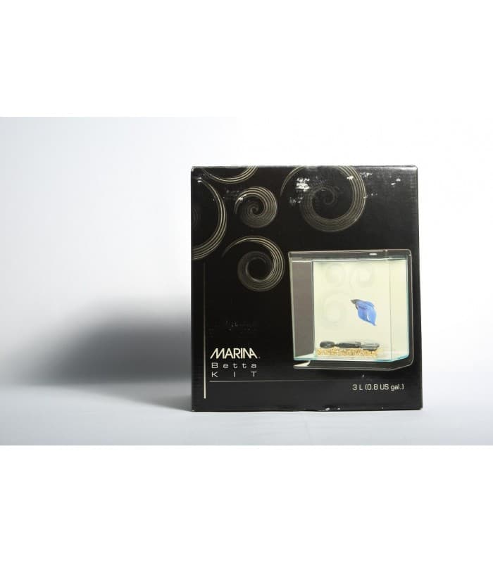 MARINA BETTA FISH TANK KIT (BLACK)