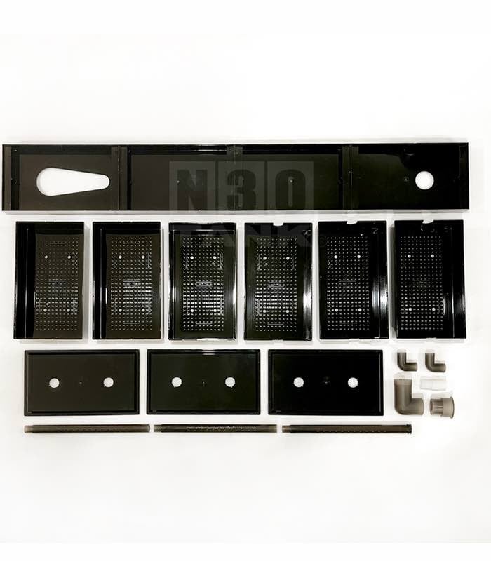 N30 Black OHF Set 4ft (N0046) Overhead Filtration Setup