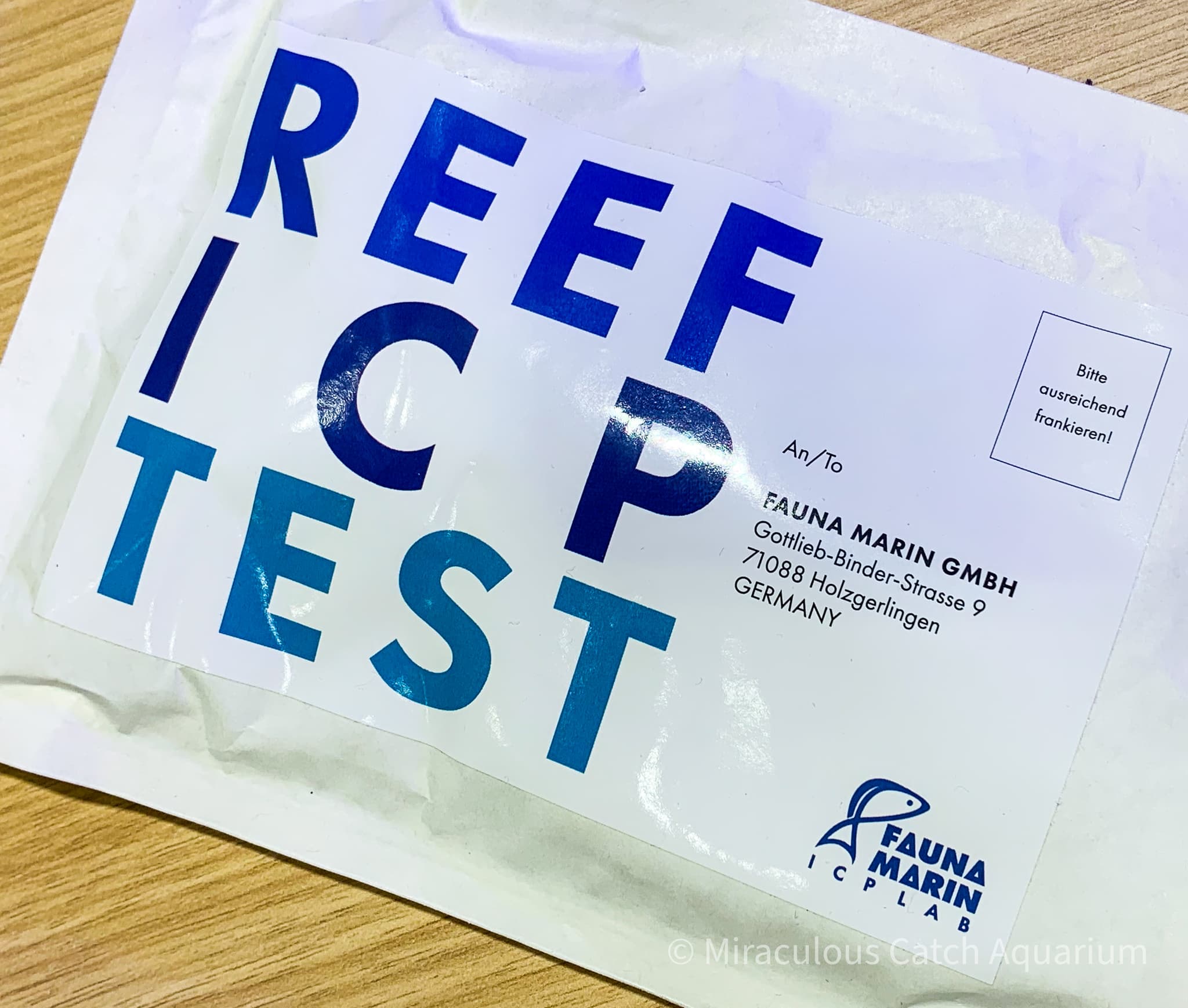 Fauna Marin ICP Test