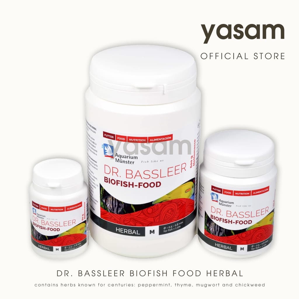 Aquarium Münster Dr. Bassleer - HERBAL (Pellet Size M)