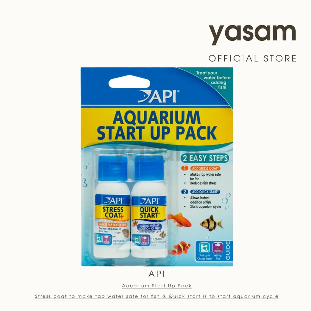 API - Aquarium Start Up Pack (Stress Coat & Quick Start)