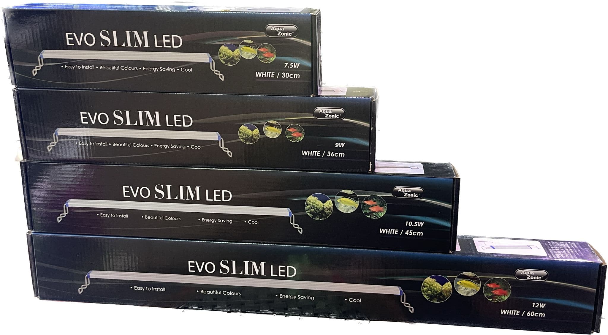 Aquazonic Evo Slim Led White 36cm