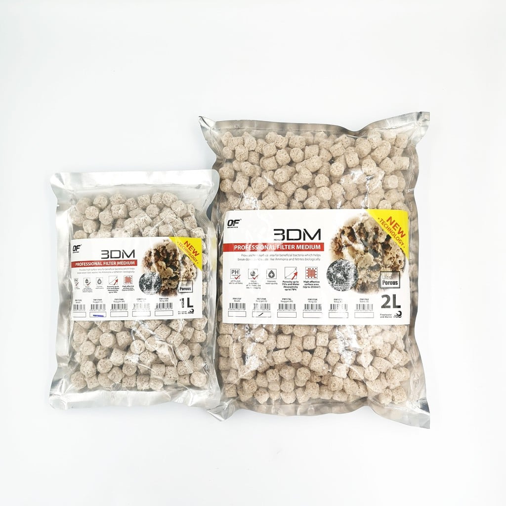 OF® PRO FILTER MEDIUM 3DM NUGGETS (SMALL) 1L (FM174M) 2L (FM174L)
