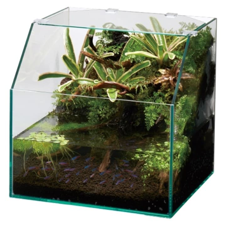 GEX Glassterior AquaTerra 200CUBE H 20x20x24cm/ 300Cube H 30x30x30cm/ 450 Slim 45x23x30cm