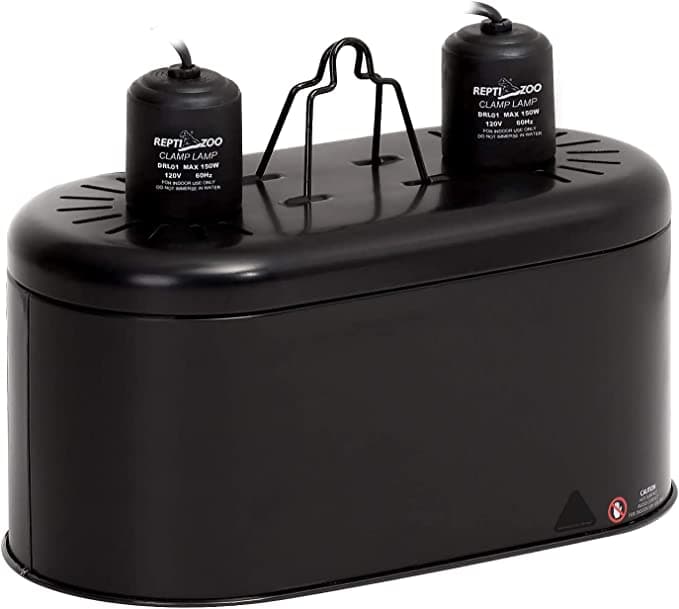 ReptiZoo Dual Dome (Holds 2 bulbs)(UVA/UVB)