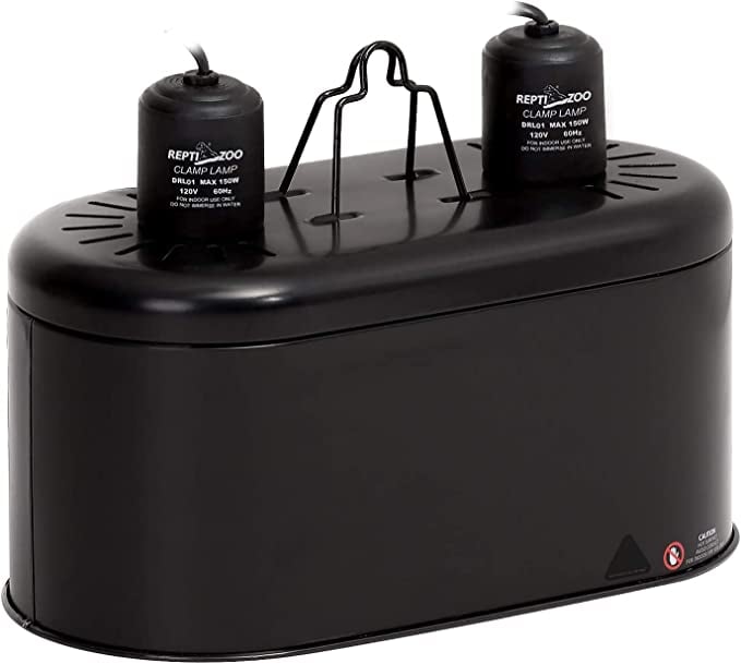 ReptiZoo Dual Dome (Holds 2 bulbs)(UVA/UVB)