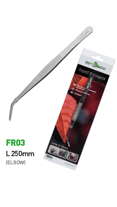 ReptiZoo Forceps (25cm) (Elbow Head)