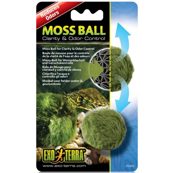 Exoterra Moss Ball for Clarity and Odour Control