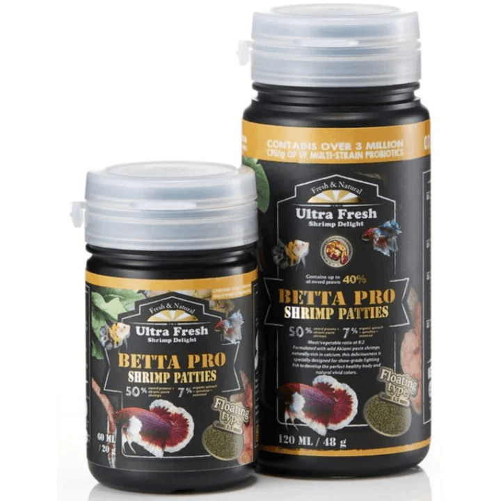 Azoo Betta Pro Shrimp Patties Ultra Fresh Garlic and Calcium 48g/20g