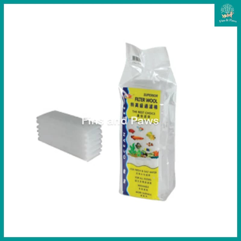 Aquasyncro 3pcs Replacement Filter Wool for Tabletop Hydroponic Natural Premium Fish Tank