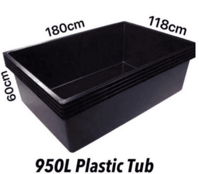 950L Plastic Tub