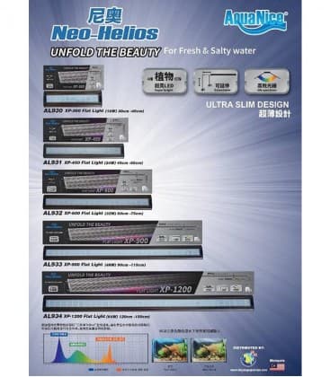 Aquanice Neo-Helios Ultra Slim XP-900 Flat Light 48W
