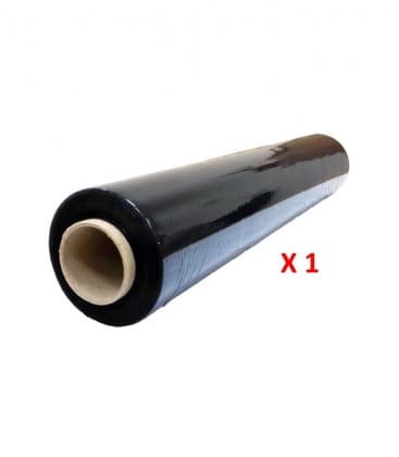 Black Stretch Film Roll 20 micron x 500mm x 245m