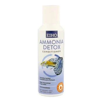 EIHO Ammonia Detox: Advanced Aquarium Water Conditioner Neutralizes Chlorine, Chloramine, Ammonia
