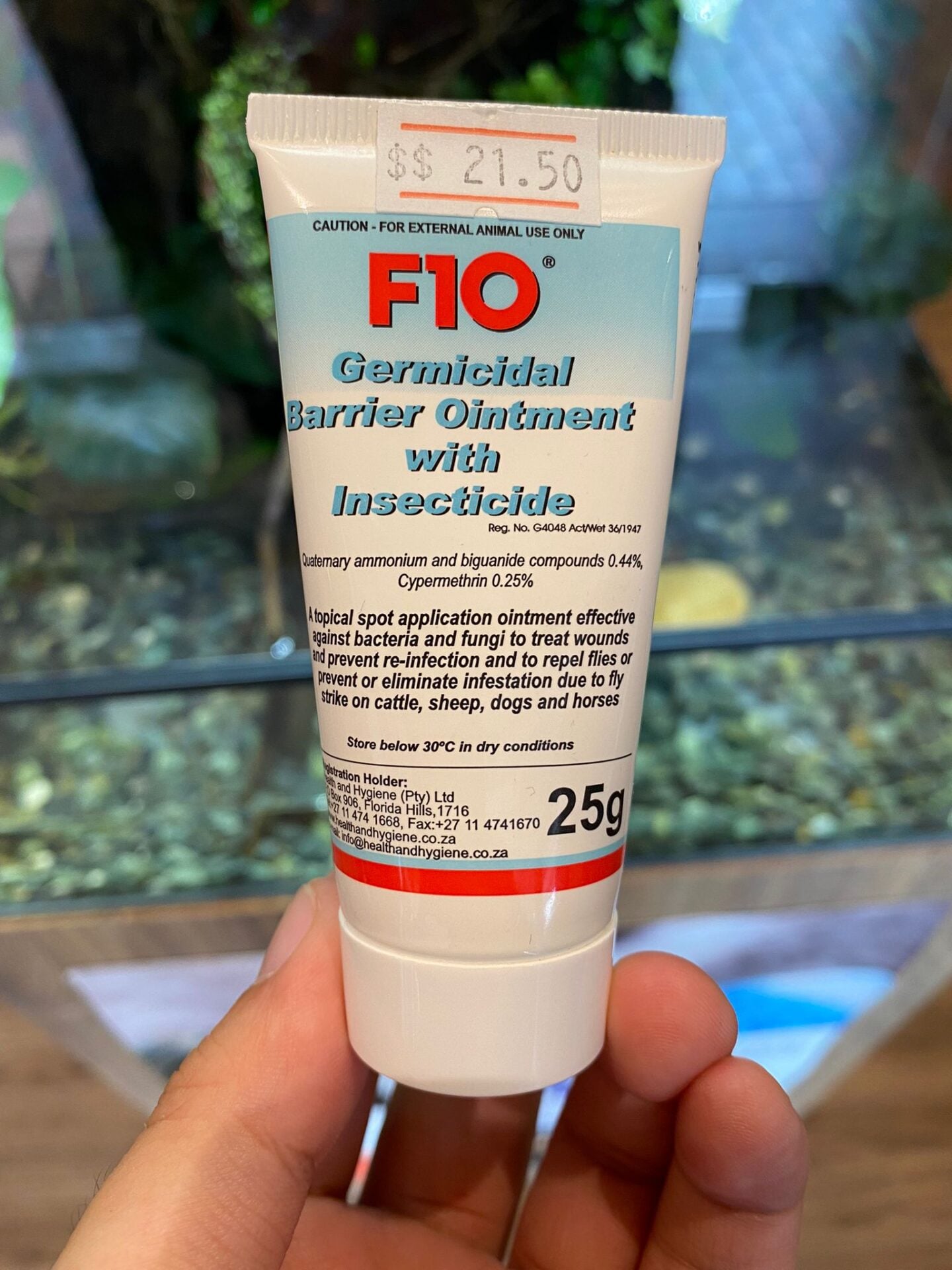 F10 Germicidal Barrier Ointment with Insecticide