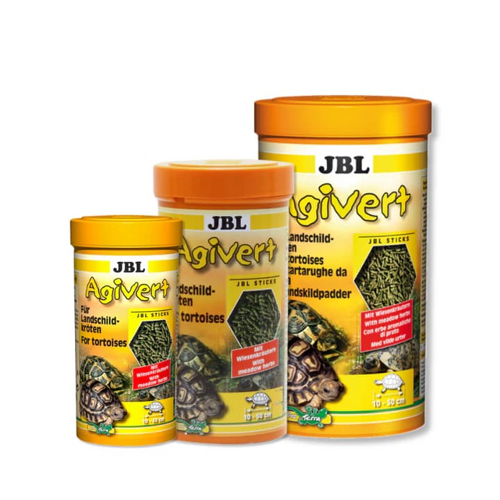 JBL Agivert 250ml Premium Vegetable-Based Turtle Food for Healthy Tortoises