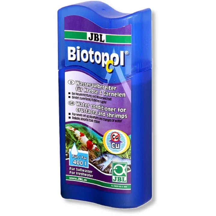 JBL Biotopol C 100ml Shrimp Water Conditioner for Healthy Aquarium Life