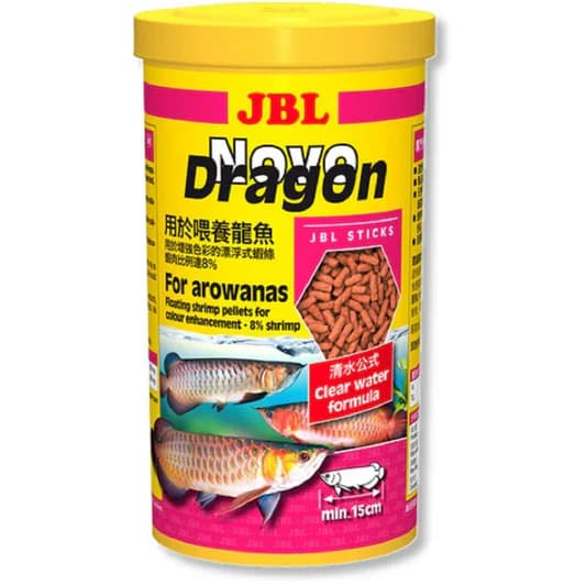 JBL NovoDragon Shrimp Arowana Food Sticks - Premium Floating Nutrition
