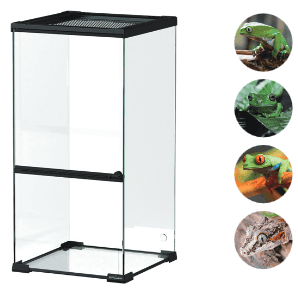PHK02HS Paludarium Ultra Clear Glass Habitat 300x300x600mm