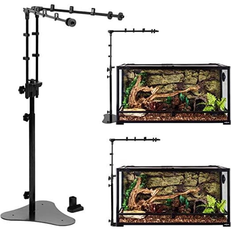 Reptizoo Height Adjustable Clip & Standing Lamp Bracket