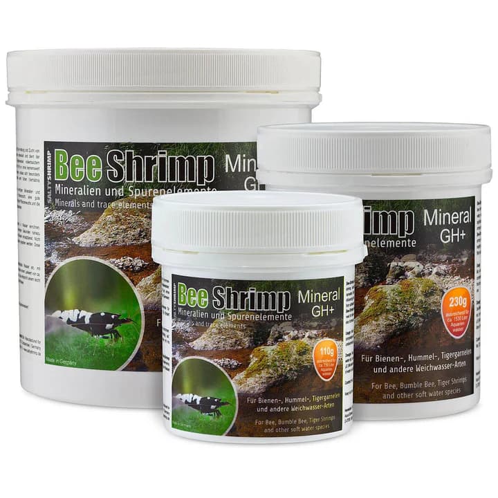 SaltyShrimp Mineral GH+ for Bee, Bumblebee & Tiger Shrimp Aquariums