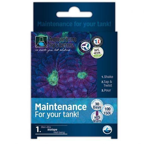 AQUARIUM SYSTEMS MAINTENANCE FOR YOUR TANK X 15 VIALS