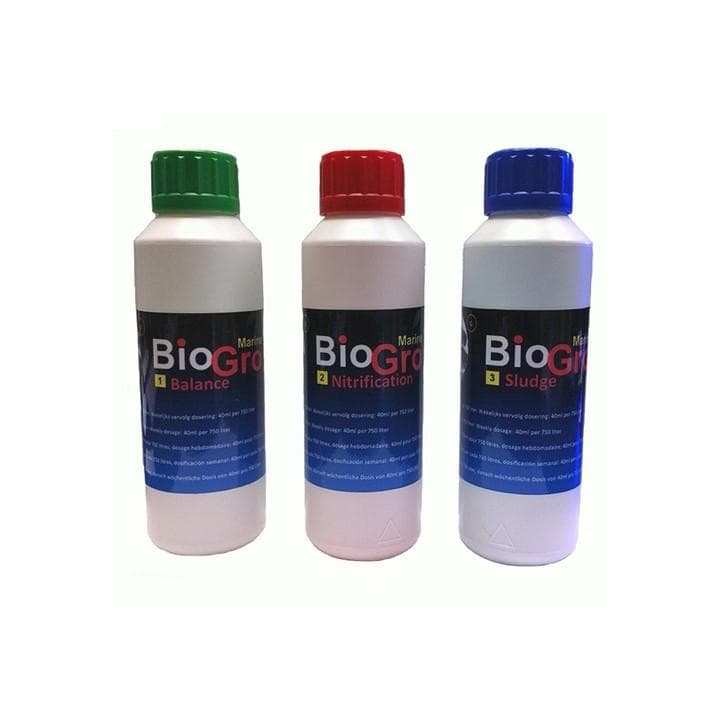 SET 3X 500ML BIOGRO BACTERIA FOR FRESHWATER