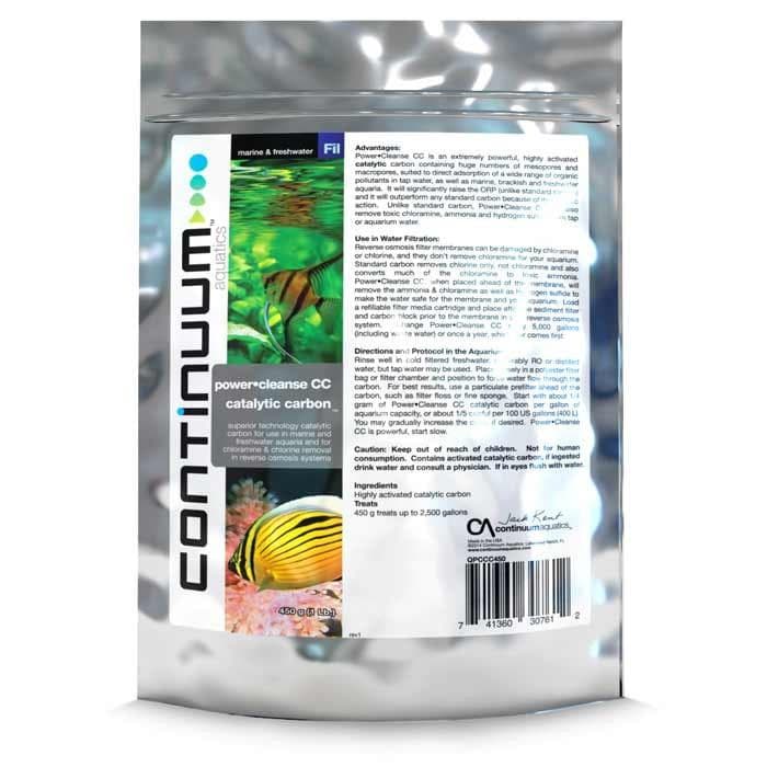 CONTINUUM POWER CLEANSE CATALYTIC CARBON 450G