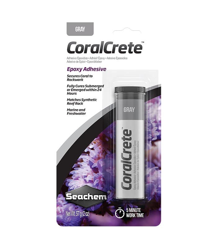 SEACHEM CORALCRETE EPOXY ADHESIVE - GREY (SC-3120)