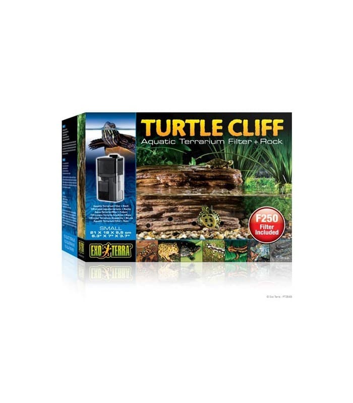 TURTLE CLIFF AQUATIC TERRAIN FILTER (SMALL) ROCK PT3649