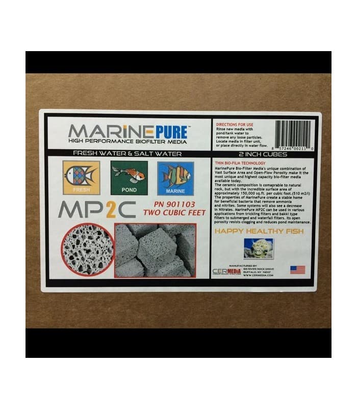 MARINEPURE MP2C 2-INCH CUBE FILTER MEDIA