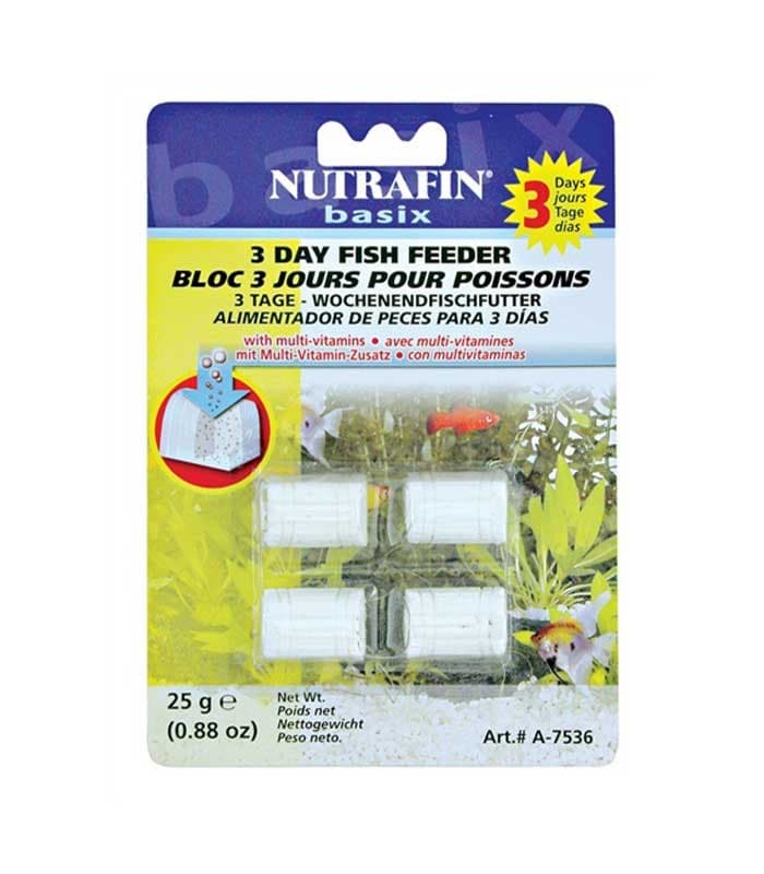 NUTRAFIN 3 DAYS HOLIDAY FISH FEEDER 25G (A7536)