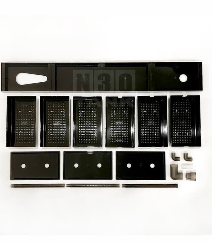 N30 Black OHF Set 4ft (N0046) Overhead Filtration Setup