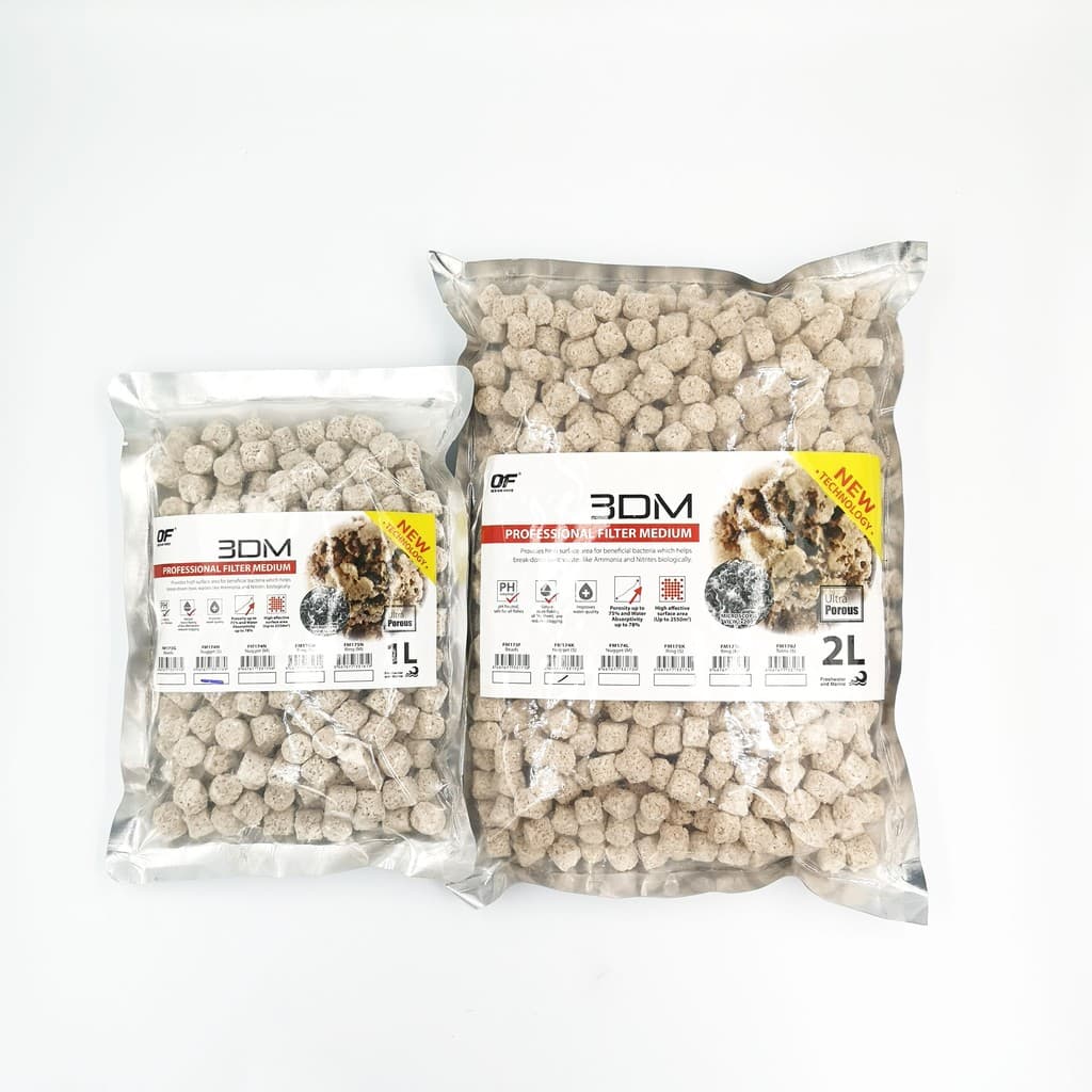 OF® PRO FILTER MEDIUM 3DM NUGGETS (SMALL) 1L (FM174M) 2L (FM174L)