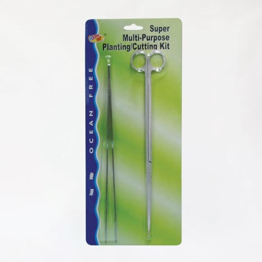 OF SUPER MULTI-PURPOSE PLANTING /CUTTING/ FEEDING TONGS (STAINLESS STEEL) - 25CM